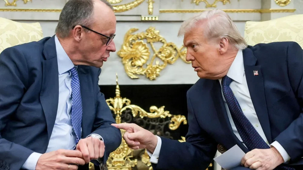 US-Präsident Donald Trump erneuert Kritik an Friedrich Merz