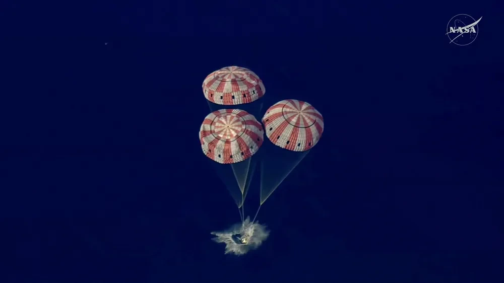 Crew der Mondmission Artemis 2 kehrt sicher zur Erde zurück