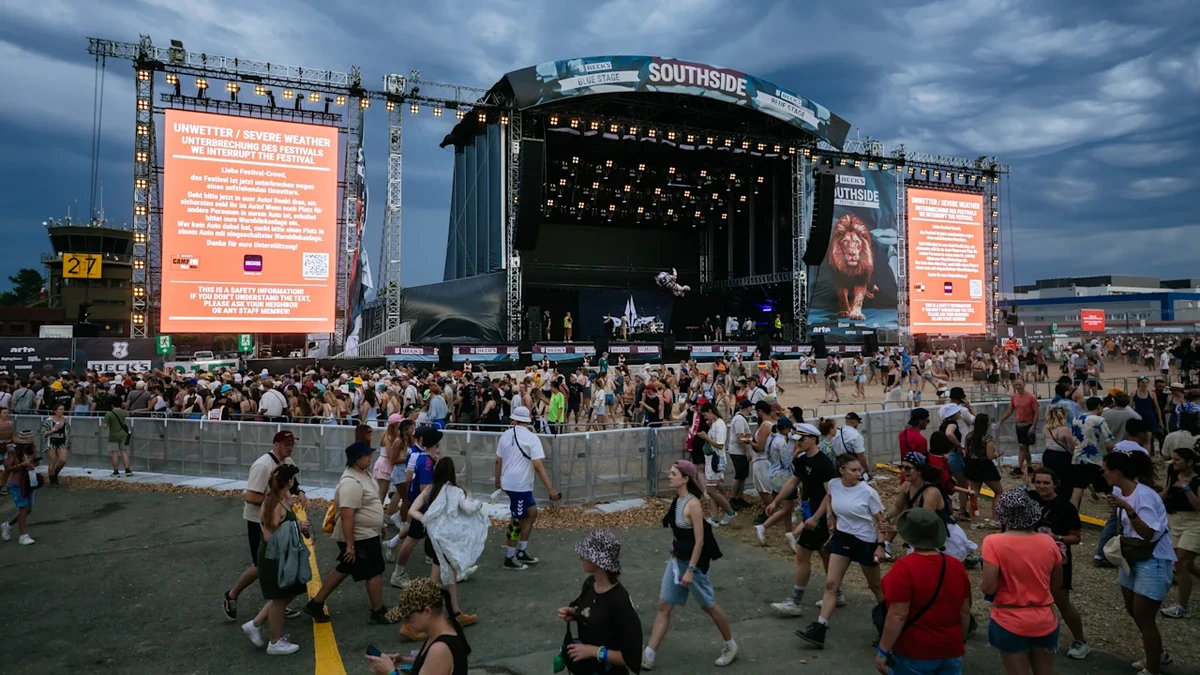 Southside Festival geht weiter: Unwetter abgezogen, Programm gekürzt