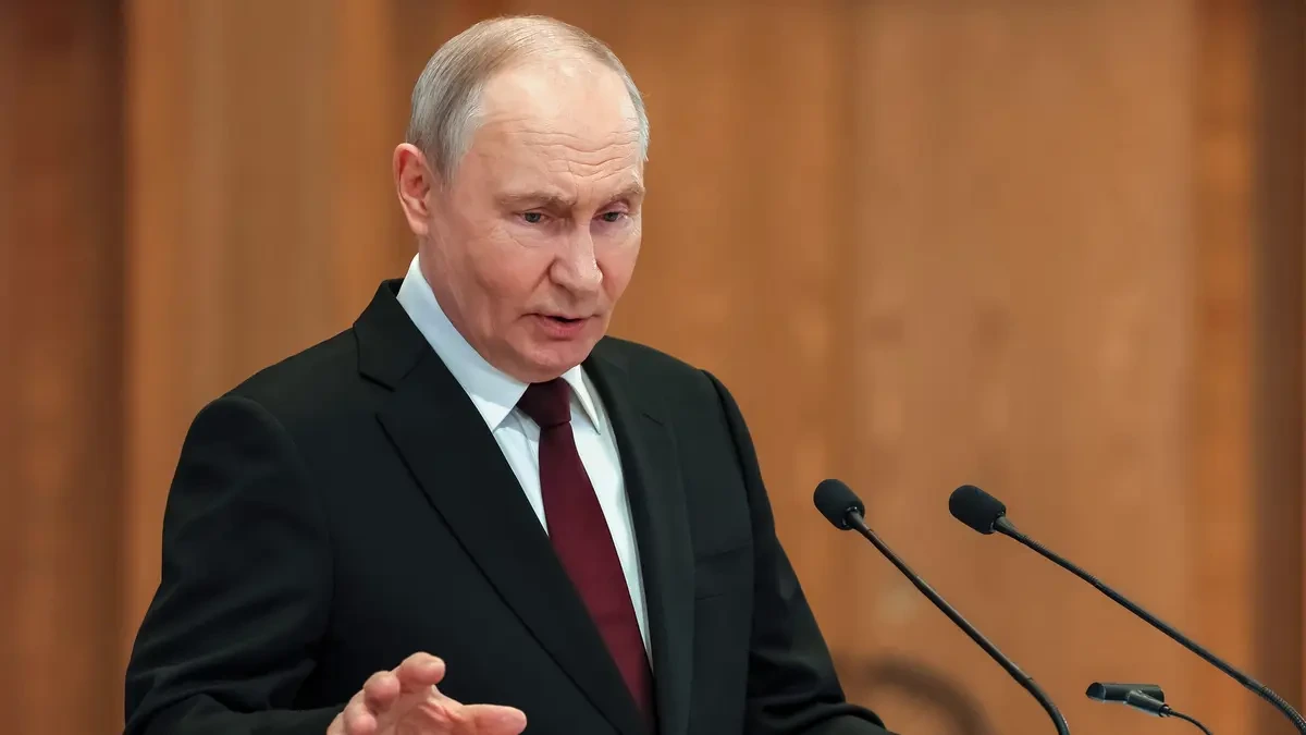 Putin pořádně přestřelil, když líčil dobyté území. Přeřekl se - Novinky
