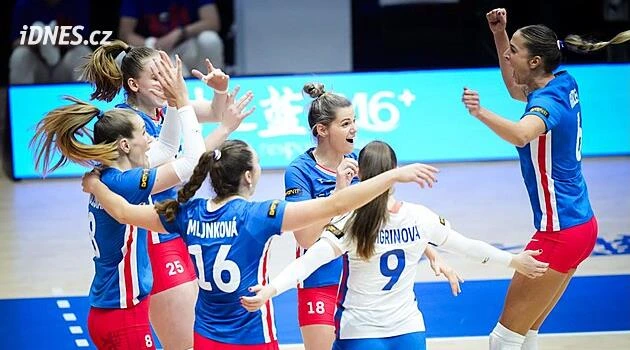 Bez ztráty setu. Volejbalistky v Lize národů zdolaly Belgii, mají druhou výhru
