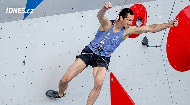Lezec Ondra postoupil na Světovém poháru v Praze do finále obtížnosti