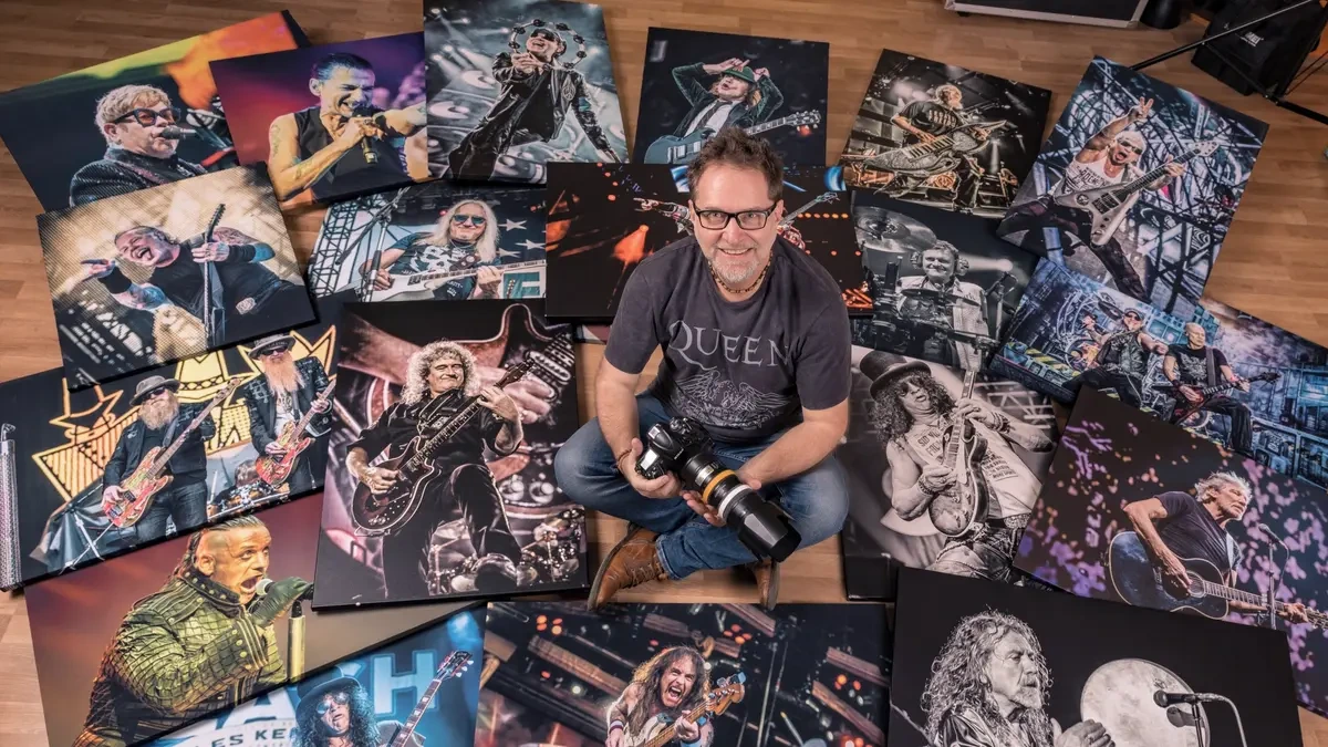 Jaromír „Zajda“ Zajíček žije svůj rockový sen. Teď má první výstavu fotografií - Novinky