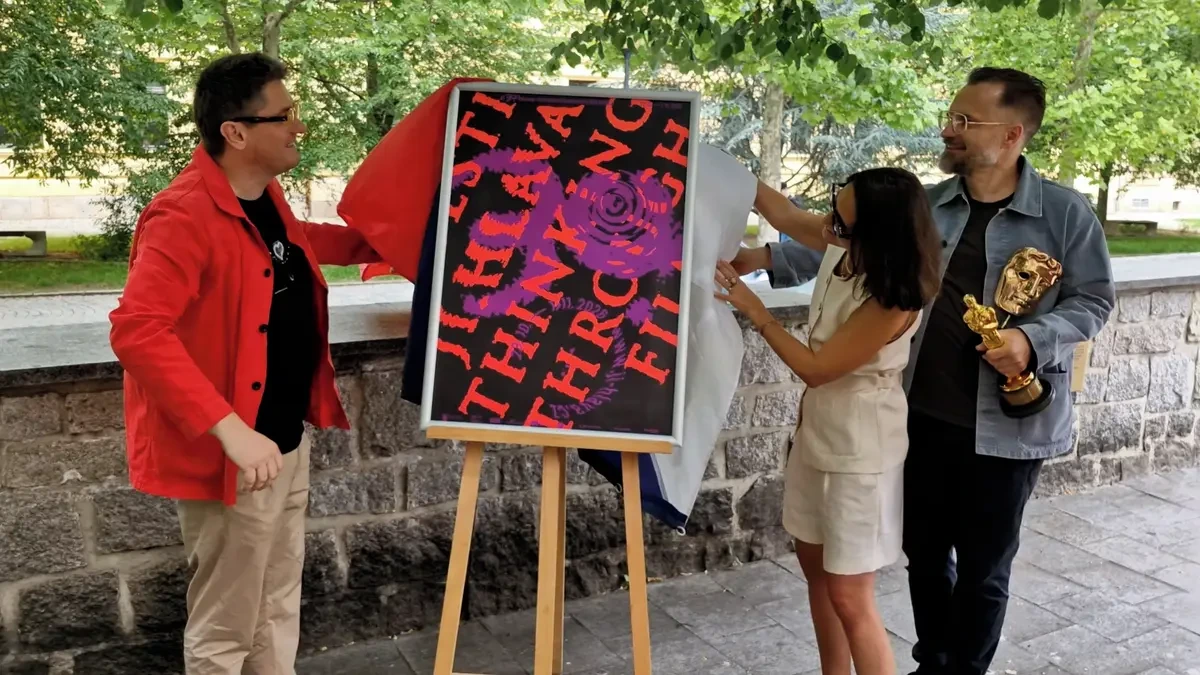 Festival dokumentů Ji.hlava představil plakát. A byla u toho i soška Oscara