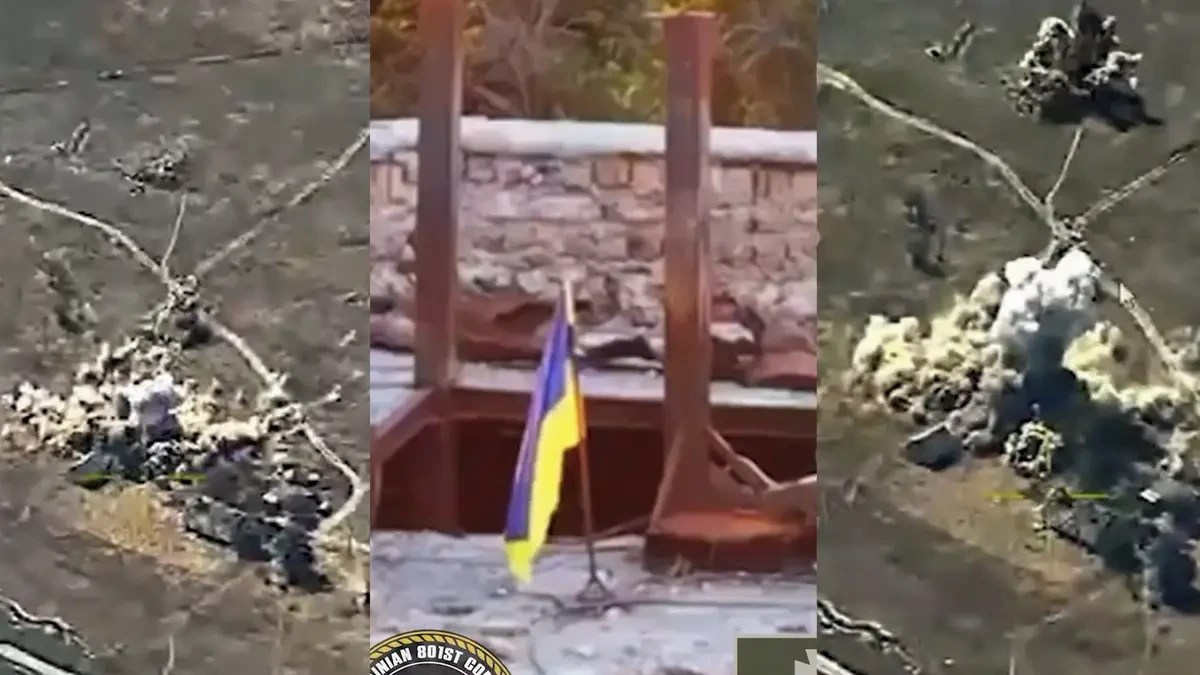 Na roky okupované Kinburnské kose vlaje ukrajinská vlajka - Novinky