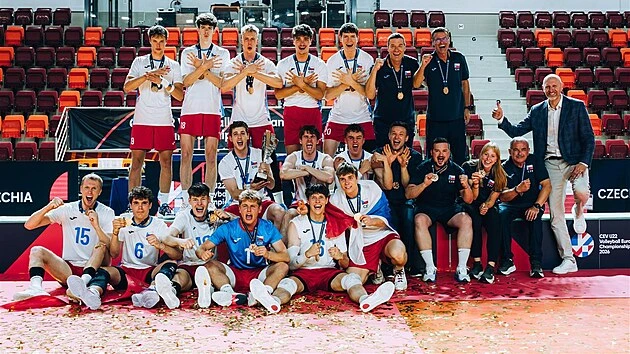Zlato mladých volejbalistů! Češi jsou i díky skvělému Pastrňákovi mistři Evropy