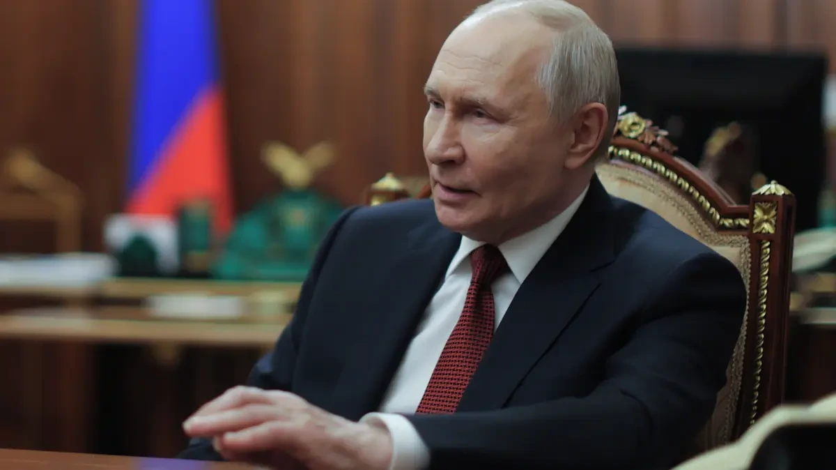 Putin deset minut popisoval velkou bitvu, která neproběhla. Ani Kosťantynivka není dobyta - Novinky
