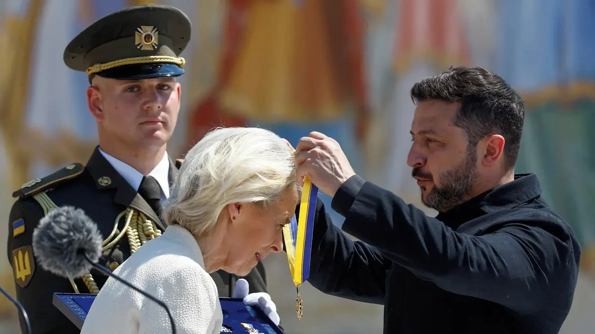 Zelenskyj udělil Von der Leyenové Řád Evropy - Novinky