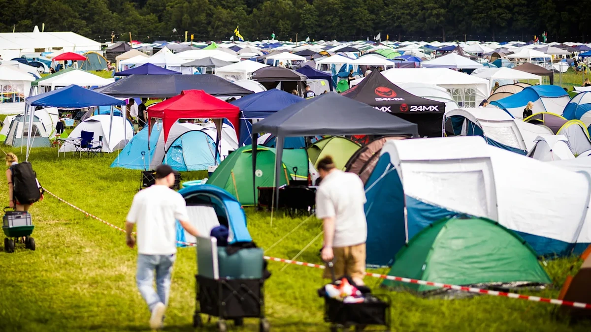 Dieses Festivalgelände wird zu einem Gewerbepark umgebaut