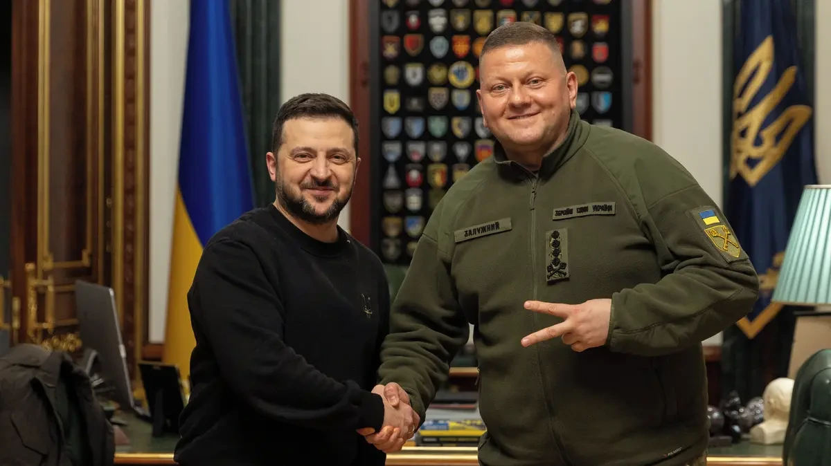 Zalužnyj potvrdil kandidaturu na prezidenta. Volby mohou být brzy, míní Zelenskyj - Novinky