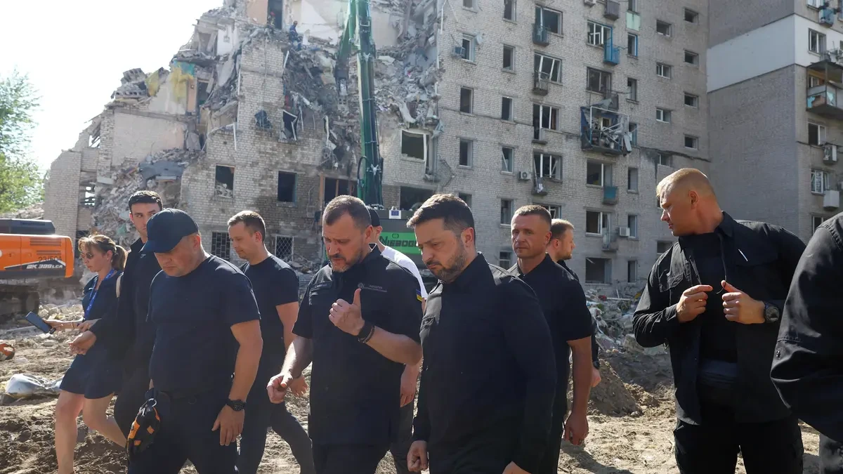 Dostanou odpověď, řekl Zelenskyj k masivnímu útoku na Kyjev - Novinky
