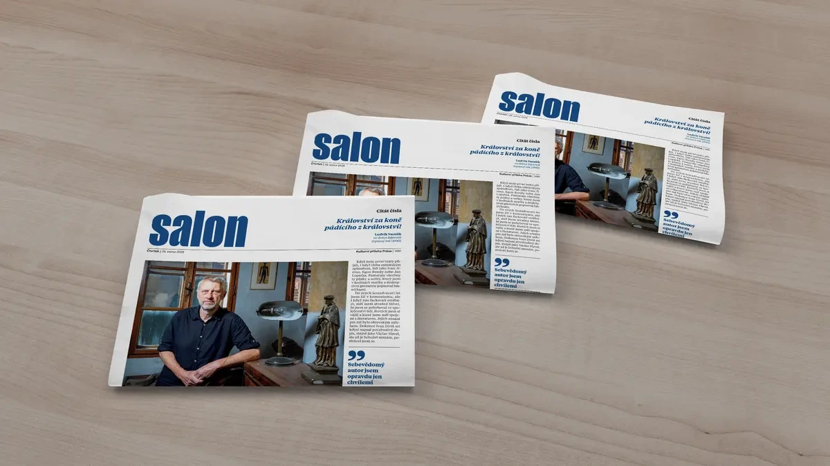 Vychází nový Salon: Spisovatel J. Topol, kniha Stará postel, filmař J. Procházka a další témata