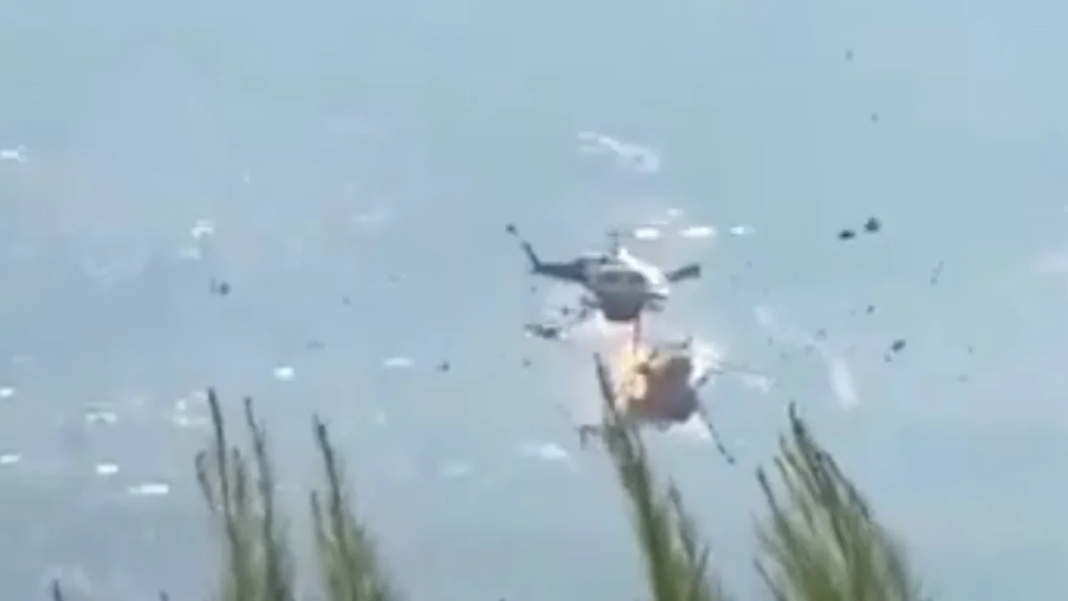 In der Luft zusammengestoßen: Löschhubschrauber in Griechenland verunglückt