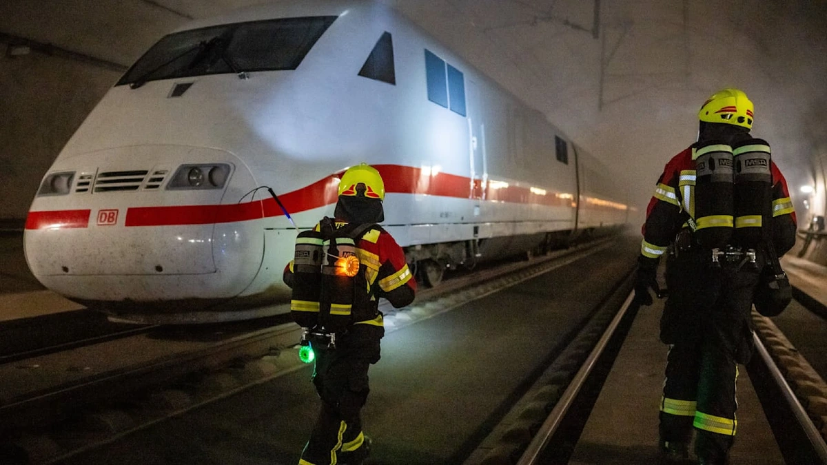 „Wären längst alle tot“: Debakel bei ICE-Tunnelübung in Thüringen