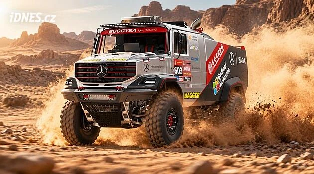 Nová éra Buggyry. Místo Tatry si pro Dakar a další rallye vybrala kamion Mercedes