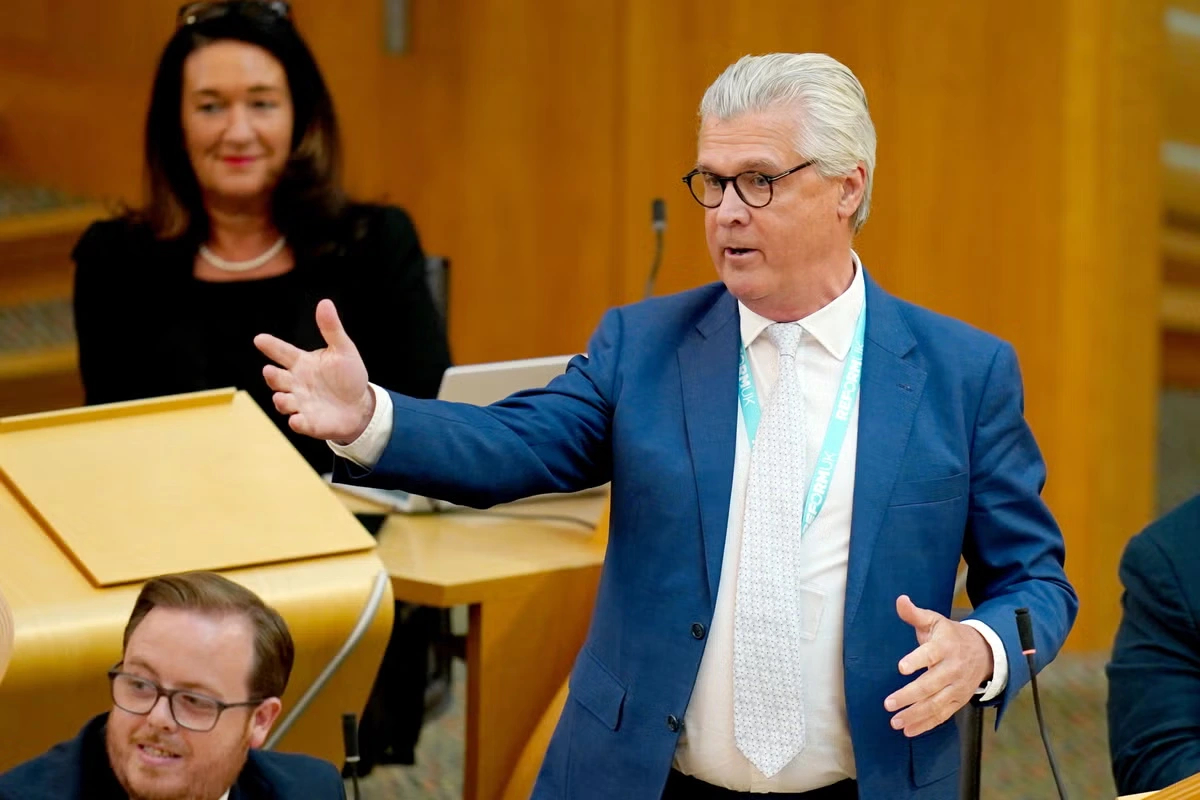 Reform MSPs stage Holyrood walkout over Scottish independence debate