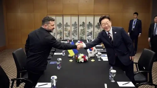 Jihokorejský prezident obvinil Zelenského z porušení dohody o mlčenlivosti - Novinky