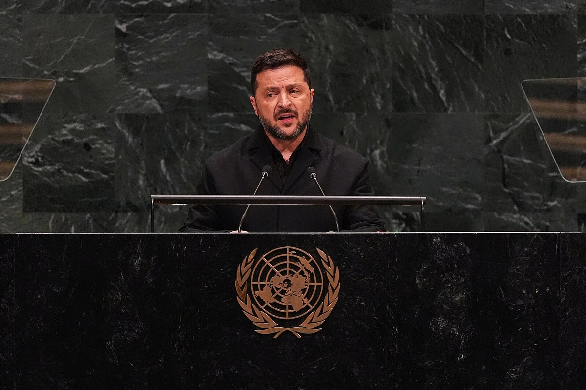 Neútočíme na ropu, ale na financování ruské války, bránil se Zelenskyj v OSN