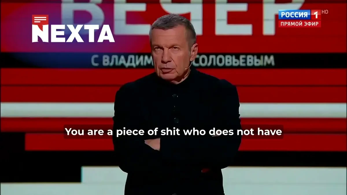 Němci nejspíš milují pohled na Rusy pochodující Berlínem. Propagandista Solovjov se pustil do Merze - Novinky