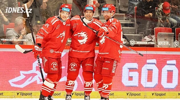 ONLINE: Třinec hostí Hradec, Pardubice hrají ve Vítkovicích. Kdo ze spodku zabere?