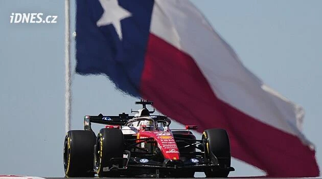 V prvním tréninku F1 v USA byl nejrychlejší Leclerc, Antonelli měl pátý čas