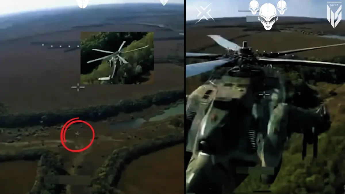 Neměl šanci. Ukrajinci ukázali, jak dronem zlikvidovali ruský vrtulník - Novinky