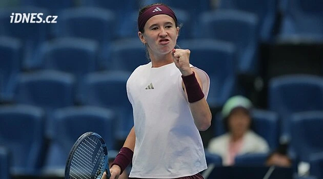 Bartůňková porazila v derby Muchovou, na Masters v Pekingu ji čeká semifinále